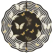 Butterflies Wind Spinner Metal Garden Patio Yard Decor Kinetic Sculpture Gift