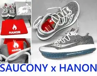 在飛比找Yahoo!奇摩拍賣優惠-BLACK全新HANON x Saucony Freedom