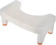 WOFASHPURET Adjustable Bathroom Stool for Adults Portable Poop Step Stool Lightweight Foot Bench for Travel Versatile Height Adjustable Design for Comfort Support