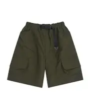 Elastic waist shorts L,M Green