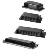 10pcs Sturdy Plastic Wire Organizers for Tidying Electrical Cord Control
