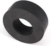 AOMAG Ferrite Magnet Ring OD60 x ID32 x 10mm 2.4" large grade C8 Ceramic Magnets (Pack of 2)