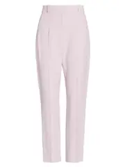 NWT Alexander McQueen Porcelain Pink Cigarette Tailored Pants Trousers 38 2 $990
