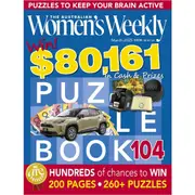 Australian Women's Weekly Puzzler Magazine each