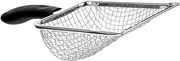 FIXOSHEE Stainless Steel Cat Litter Scoop Durable Rustproof Metal Mesh Sifter for Cleanup Compact Pet Supply for Cat Litter Box Maintenance Design