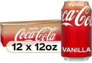 Coca-Cola Vanilla Flavored Cola - 12 Pack (12oz Cans) - Coke Classic - FREE Ship