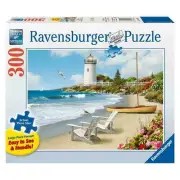 Ravensburger - Sunlit Shores Jigsaw Puzzle 300pc Large Format