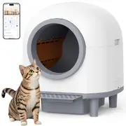 Advwin Self Cleaning Cat Litter Box 90L Automatic Cat Litter Box APP Control