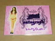 2015 Benchwarmer KIMBERLY PHILLIPS #48 Pink Archive Purple Auto PLAYBOY Playmate