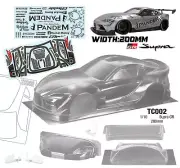 1/10 Onroad Rc Car Clear Supra Body Shell For Traxxas 4tec Kyosho Fazer Sakura