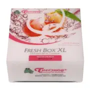 Tree Frog Car Home Office XL Xtreme Fresh Box Air Freshener (White Peach Scent)