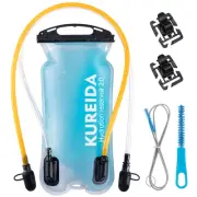 Dual Hydration Bladder 2 Liter,Water Bladder for Hiking Backpack Leak Proof,W...
