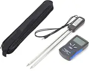 LCD Digital Grain Moisture Meter, 8032G Humidity Tester for Wheat, Corn, Wood, Portable Moisture Measuring Tool for and Storage