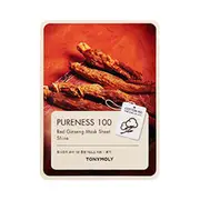 TONYMOLY - Pureness 100 Mask Sheet - Red Ginseng - 1pc