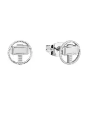 [Couture Kingdom] Sterling Marvel Thor Hammer Stud Earrings 10mm in Silver