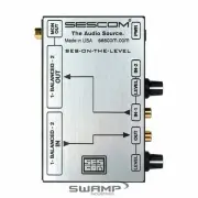 SESCOM SES-ON-THE-LEVEL RCA to XLR Audio Level Converter with Level Controls
