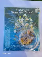 New Tidbit Tree Clear Plastic Decorative Food Candy Server 12"