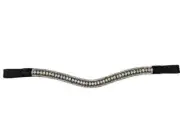 New Designer Crystal Horse Leather Five Row Bridle Brow-Band F/S.