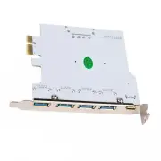 New PCIE to USB3.2 GEN1 Expansion Card 4 Port 19 Pin Type-A Type-C PCI Converter