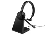 Jabra Evolve 65 TE Mono Bluetooth On-Ear Headset with Charging Stand - Teams