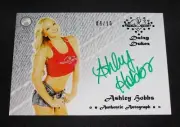 2015 Benchwarmer ASHLEY HOBBS Daizy Dukez #11 Green Foil Auto/10 PLAYBOY Sexy