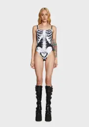 [Towers Swimwear] Skeleton Swimsuit