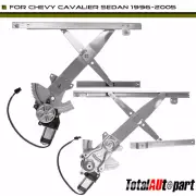 2Pcs Window Regulator Front Left & Right for Pontiac Sunfire Chevrolet Cavalier (for: Chevrolet)