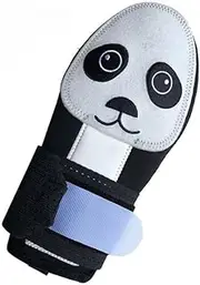 Longjihui Baseball Sliding Mitt Universal Right or Left Hand Baseball Sliding Glove Sliding Mitt Youth & Adult Sizes,Neoprene,Adjustable Wrist Compression Strap (Black White,Youth)