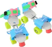 INOOMP 1pair Double Row Roller Skates for Boys and Girls Design Lightweight Skating Shoes for Use Protective Skate Shoes for