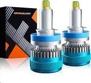 2Pcs Car LED Light 9005 LED Headlight Bulbs IP68 Waterproof 6000K 100W Bright LED Headlights LED Bulbs for Automotive (H11)