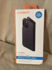 Cygnett UrbanWallet Wallet Case iPhone 13 Pro Max Black. CY3857URBWT