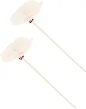 CORHAD 2pcs Aromatherapy Rattan Sticks Essential Oil Diffuser Tool with Unique Flower Design for Indoor Decor Fast Absorption for Kitchen Bedroom Living Room