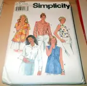 SIMPLICITY PATTERN 7588 ~ MISSES BLOUSES ~ SIZES 12 - 14 - 16 *UNCUT