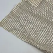 NWT Kravet Railroaded Polyester/Linen Beige Net Fabric Sample/Remnant Crafts