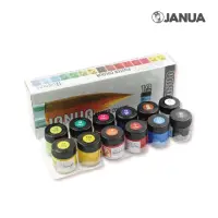 在飛比找momo購物網優惠-【老人牌JANUA】廣告顏料30ml14色(含金銀兩色)