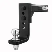 Adjustable Tow Bar Heavy Duty Car Caravan Vehicle Boat Drop Towing Ball Mount Tongue Trailer Hitch Receiver 4000kg 4WD