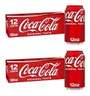 Coca-Cola Fridge Pack Cans, 12 fl oz, 12 Pack, 2 Sets ( Select Flavor)