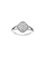 Amairah Silver 0.66 ct. tw. Lab-Grown Diamond Ring