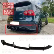 GI I Rear Bumper Lip Diffuser Shark Fins Valance For VW Golf 5 R32 MK5 2005-2009