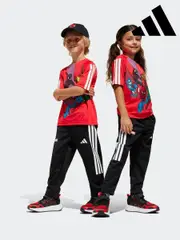 adidas Red Marvel Spider Man T-Shirt (E38932) | $34