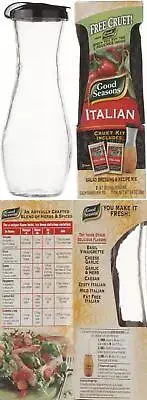 Good Seasons Italian Dressing Mix, 2 Packages with Cruet, 1.4 Oz. Basic Pack