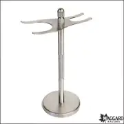 Maggard Razors - Razor and Brush Stand, Stainless Steel 29mm