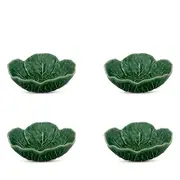 Bordallo Pinheiro Small Cabbage Bowl, Set of 4