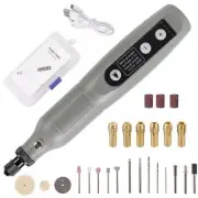 1 Set USB Charging Cordless Electric Mini Drill Rotary Tool With LED Light