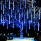 864LED Christmas Light, Meteor Shower Rain Lights 11.8 Inch 24 Tubes, Waterproof