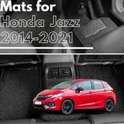 for Honda Jazz (FIT GK/GH/GP)2014-2021, Premium Car Floor Mats
