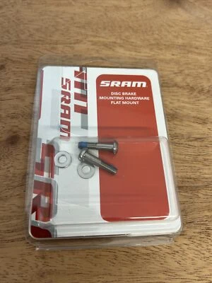 SRAM Flat Mount Disc Brake Caliper Bracket Bolts 22mm Titanium