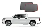 Genuine SNAPSHADES Car Rear Window Shades for Toyota Tundra Crewmax 3rd Gen (...