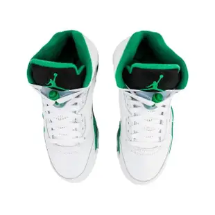 【NIKE 耐吉】NIKE Air Jordan 5 Retro Lucky Green 經典 AJ5 女款 白綠 DD9336-103
