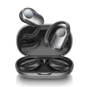 BlitzMax BM-CT1 Open Ear Headphones bluetooth Earphone 16.2mm Large Drivers Bass 50h Long Battery Life ENC HD Calls Flex